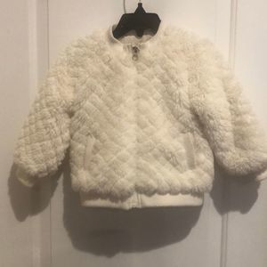 3T Faux Fur Bomber Jacket
